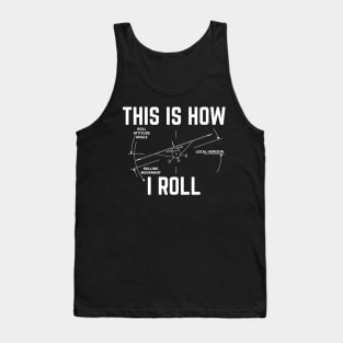 Funny Pilot Tank Top